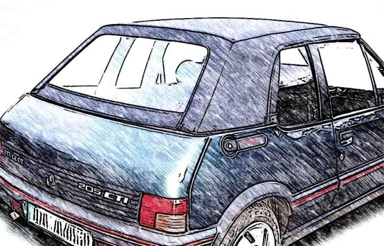 Verdeck Peugeot 205 Cabrio Bj. 86-94