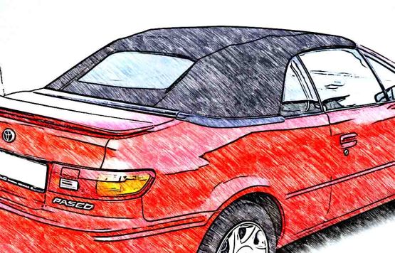 Verdeck Toyota Paseo Cabrio Bj. 98-00