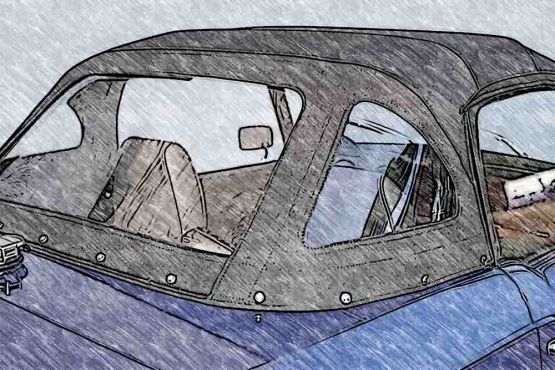 Verdeck Triumph TR6 Cabrio Bj. 68-76
