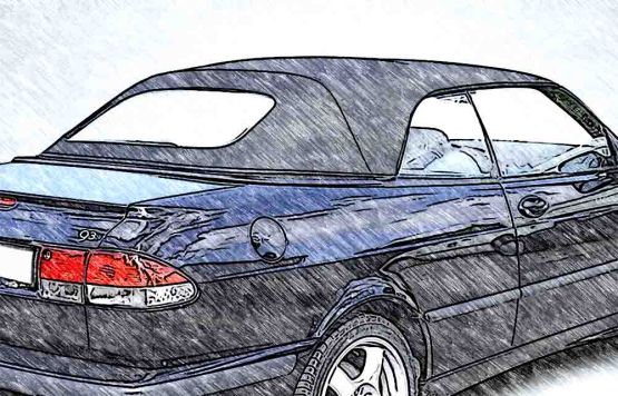 Verdeck Saab 9-3 I Typ YS3D Cabrio Bj. 98-03