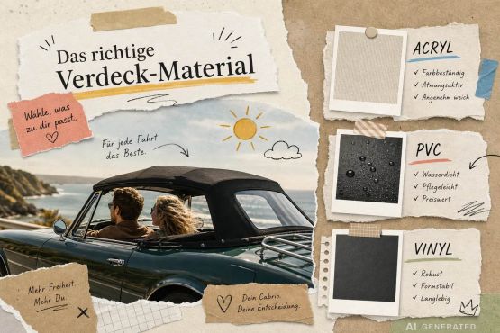 Cabrioverdeck - Materialvergleich