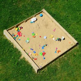 Sandkastenabdeckung nach Maß PVC-Planenstoff wasserdicht