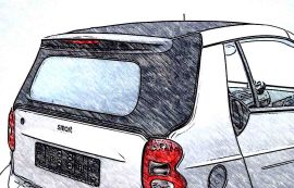 Verdeck Smart Fortwo BR450 Cabrio Bj. 00-06